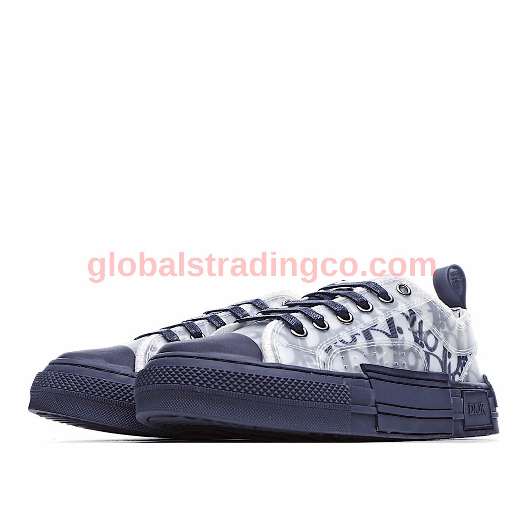 Dior B23 Oblique Slip-on Low Top Sneakers Sheer Print Sneakers